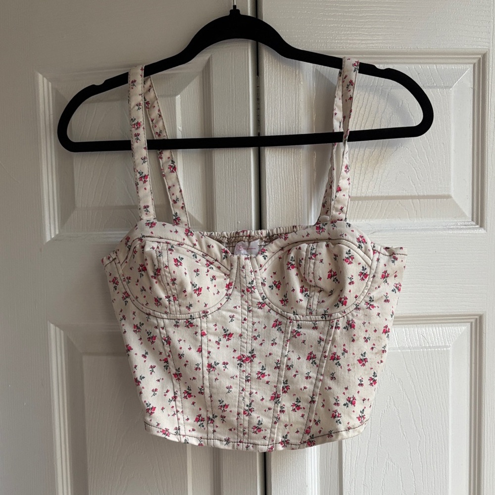 Floral Corset Top